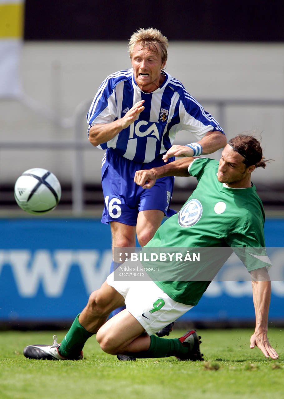 Magnus Johansson, Göteborg och Diego Klimowicz, Wolfsburg