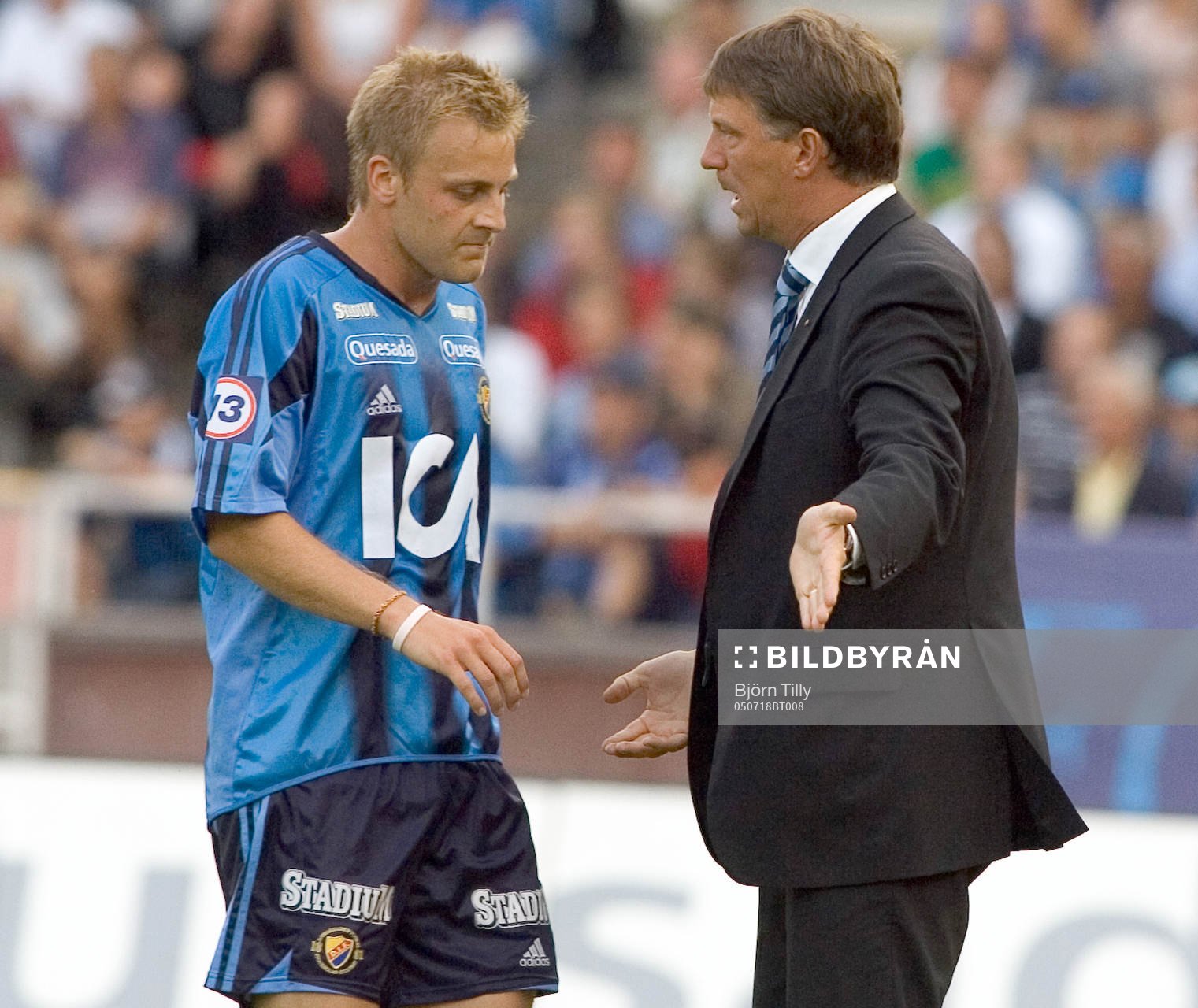 Daniel Sjölund och Kjell Jonevret, tränare, Djurgården
