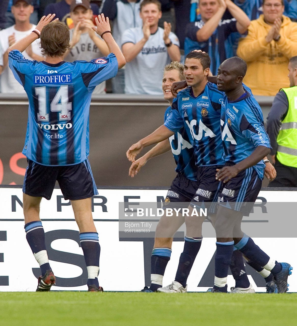 Tobias Hysén, Feliciano Margo (3-0) och Jones Kusi Asare