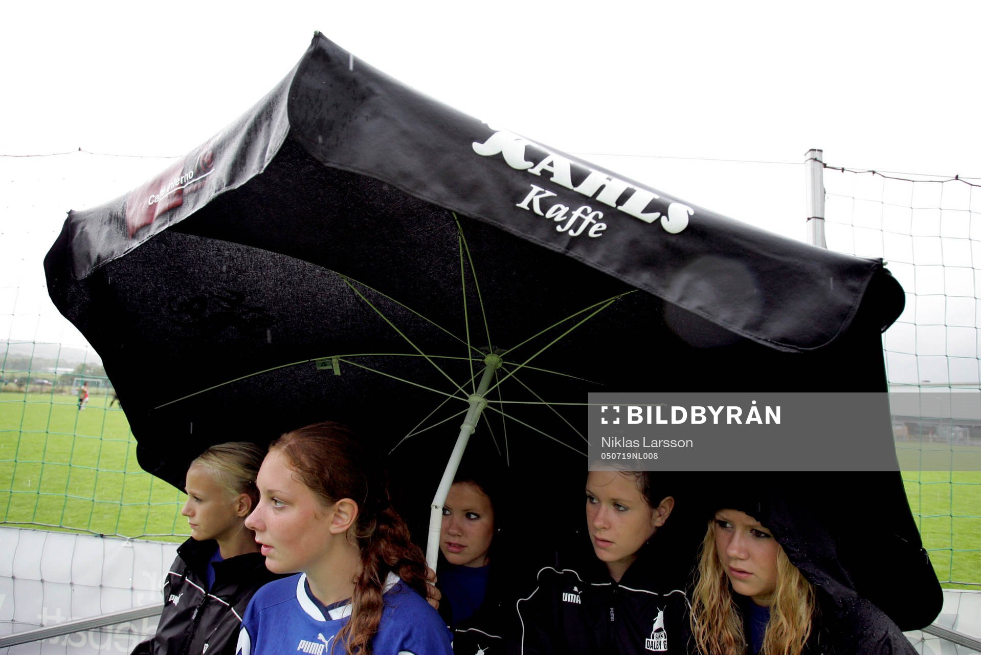 Fotboll, Gothia Cup. Dalby-Americana Soccer. Trångt.