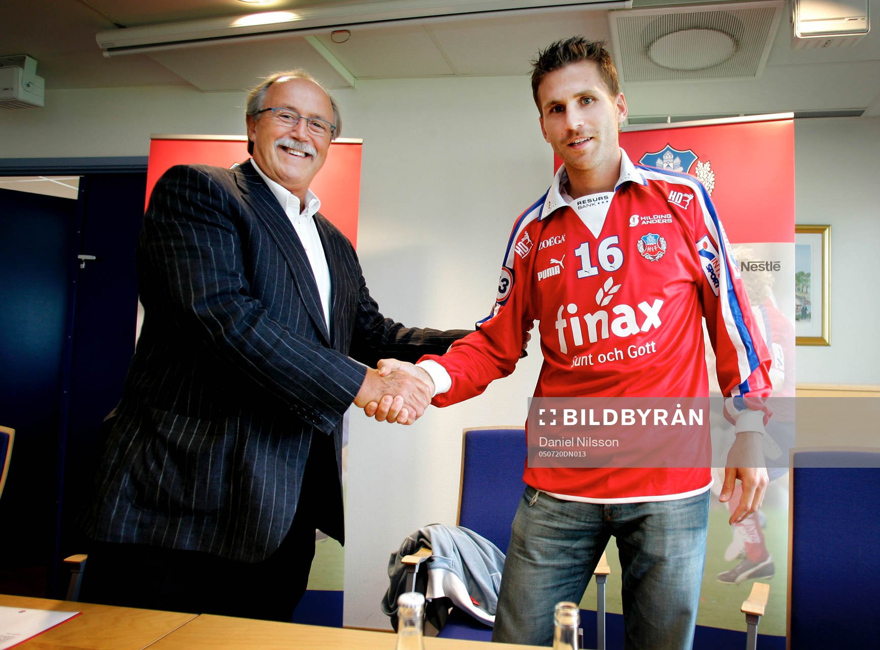 Sten-Inge Fredin (ordförande) presenterar Andreas