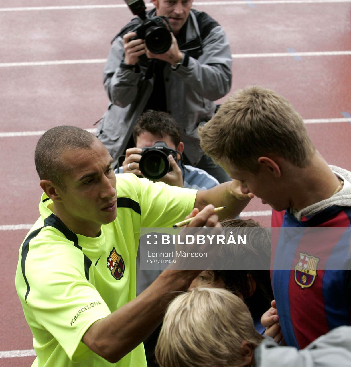 Henrik Henke Larsson. Mycket press följde Barca