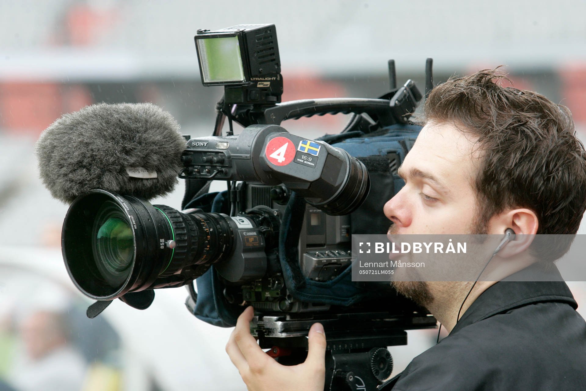 Tv, kameraman, kamera, tvfotograf