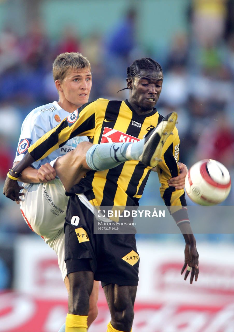 Peter Abelsson, Malmö och Dioh Williams, Häcken