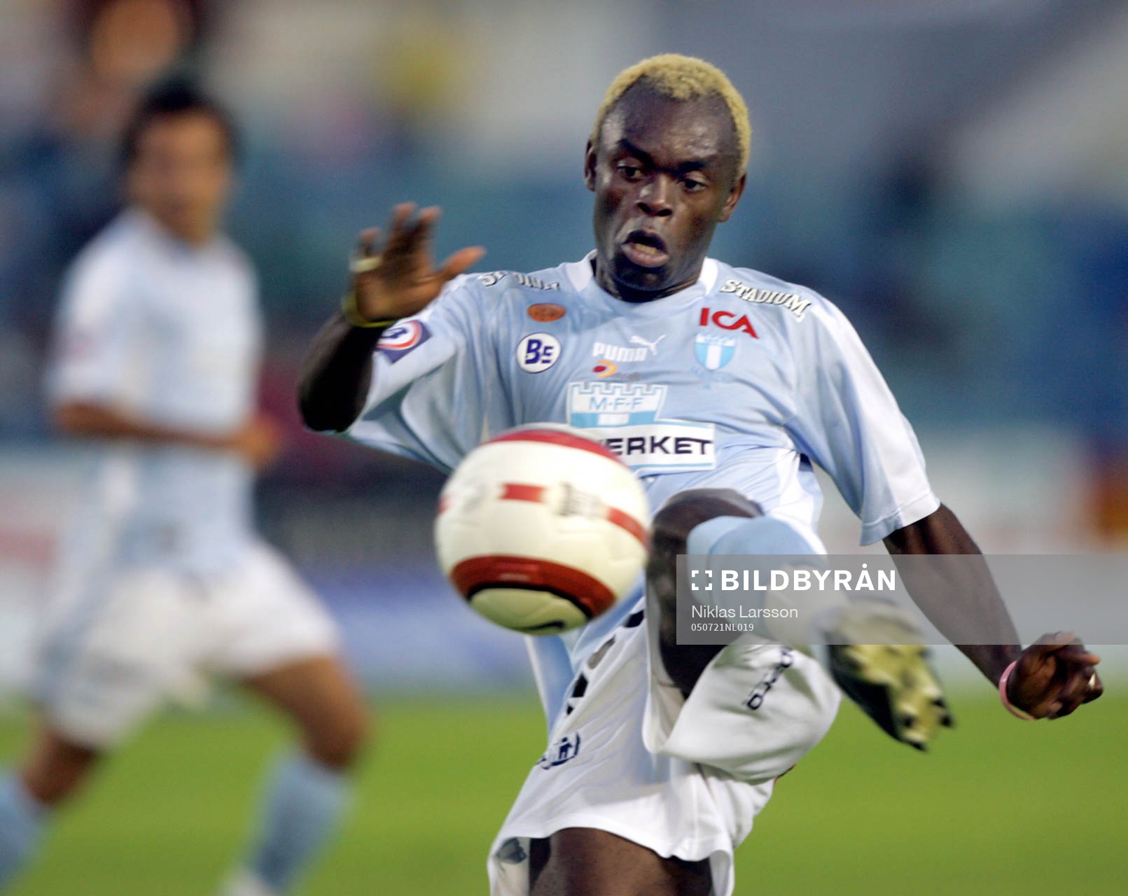 Fotboll, Allsvenskan, H‰cken-Malmˆ: Joseph Elanga, Malmˆ.