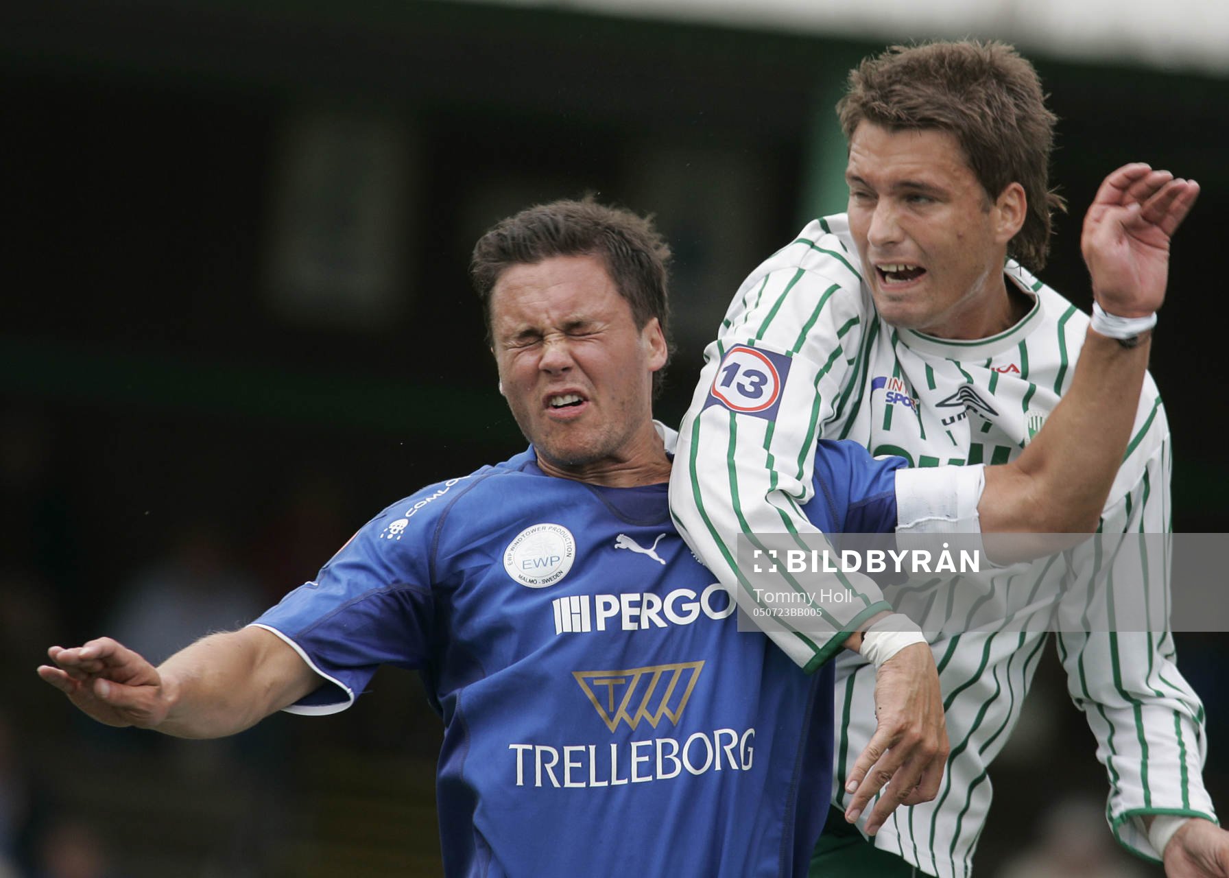 Jens Sloth, Trelleborg och Peter Nyström, Frölunda