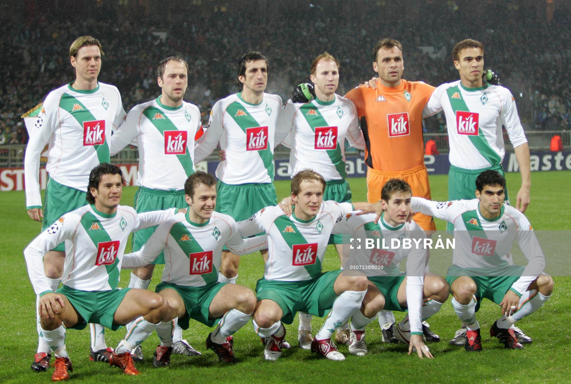 Fotboll, lagbild, Werder Bremen