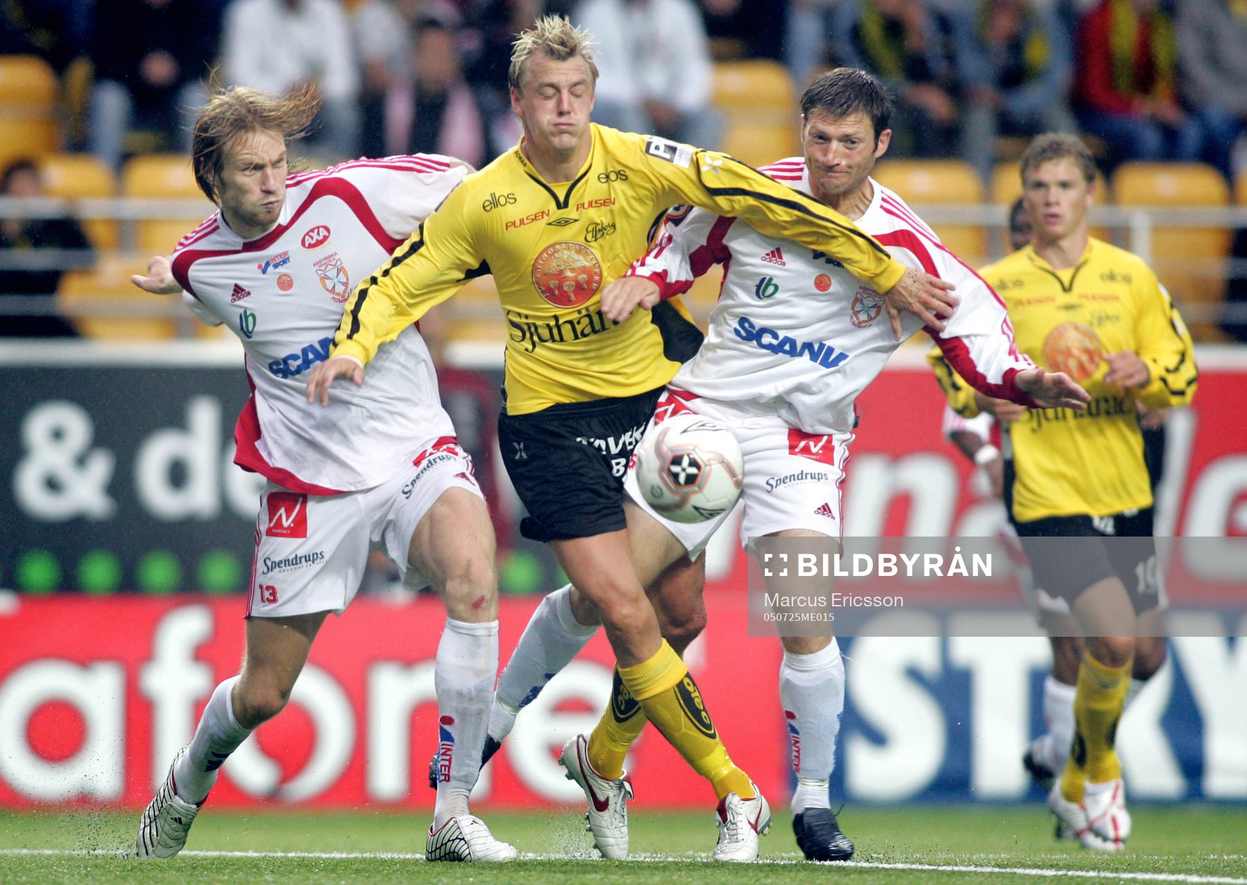 Mathias Svensson,  Kaspars Gorkss och Johan Ländin