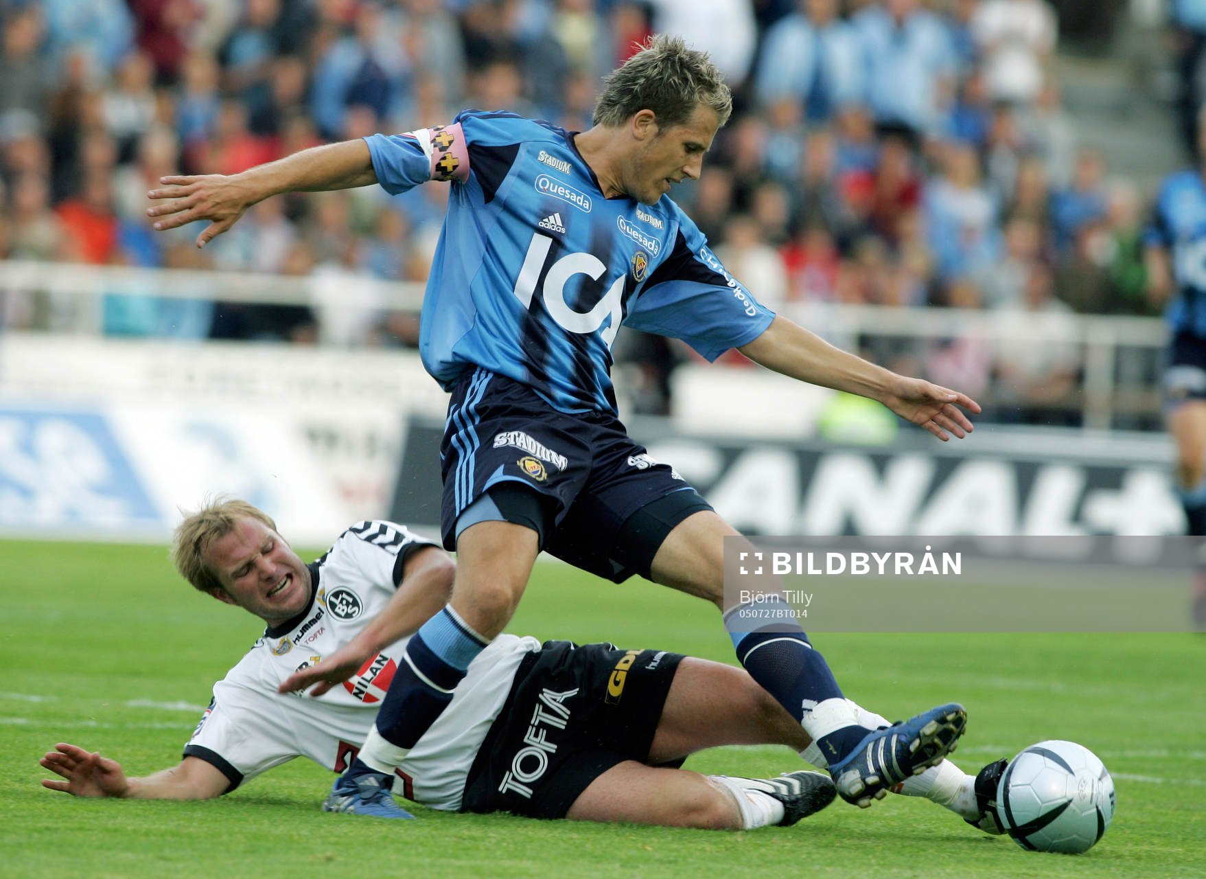  Anders Friberg, Landskrona och Tobias Hysén, Djurgården.