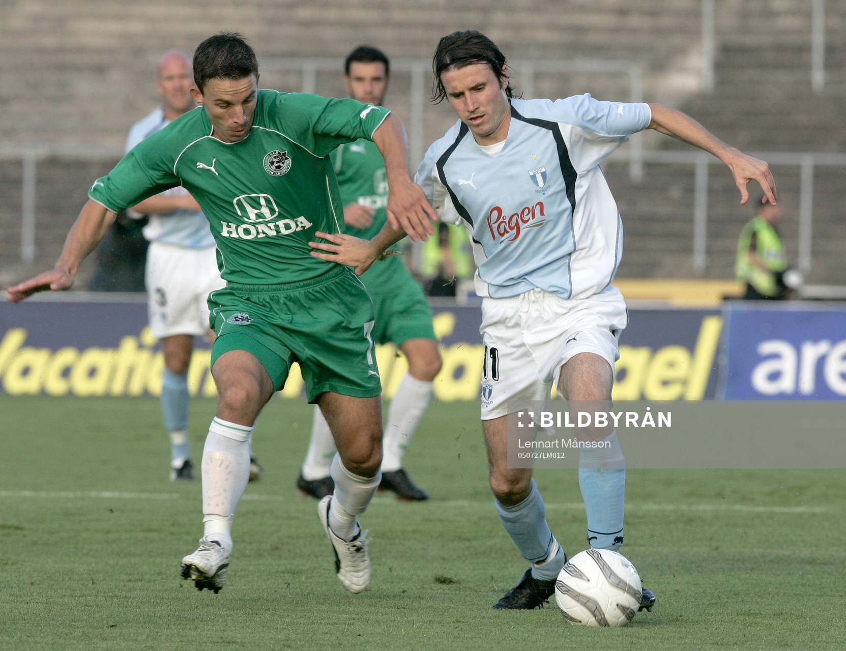 Yksel Osmanovski, Malmö och Gustavo Boccoli, Maccabi Haifa