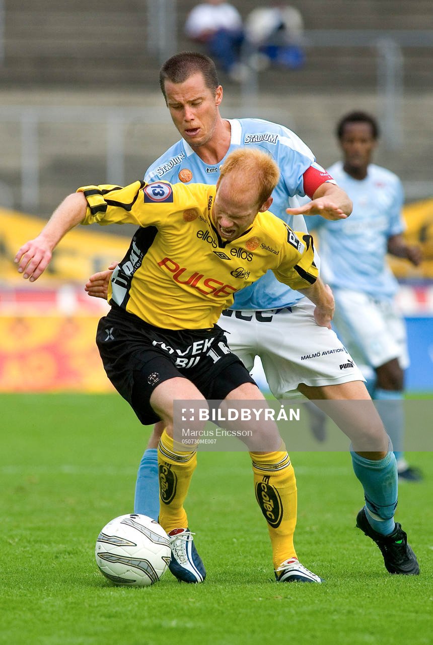 Magnus Samuelsson, Elfsborg med Daniel Andersson, Malmö i