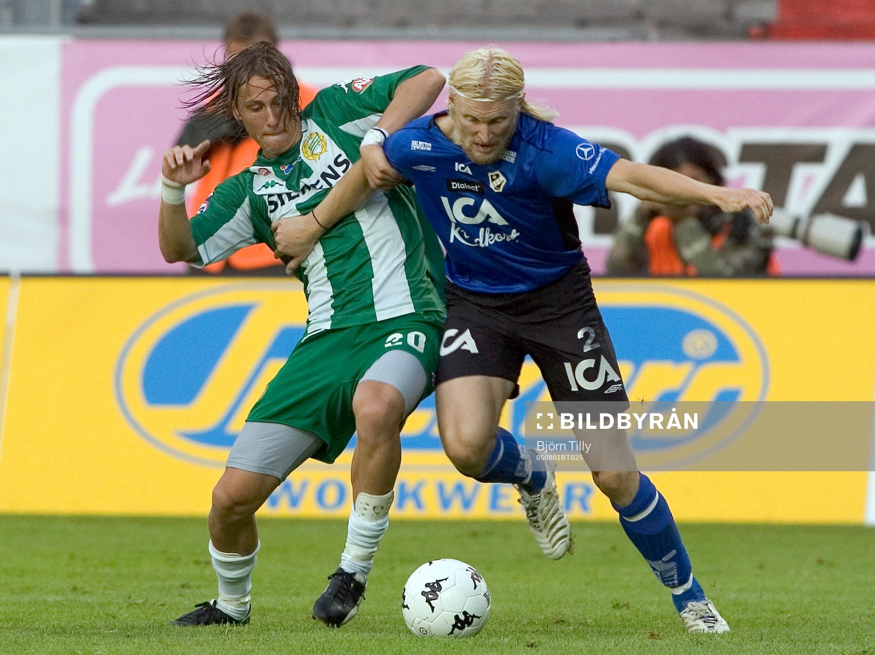 Björn Runström, Hammarby och Per Johansson, Halmstad