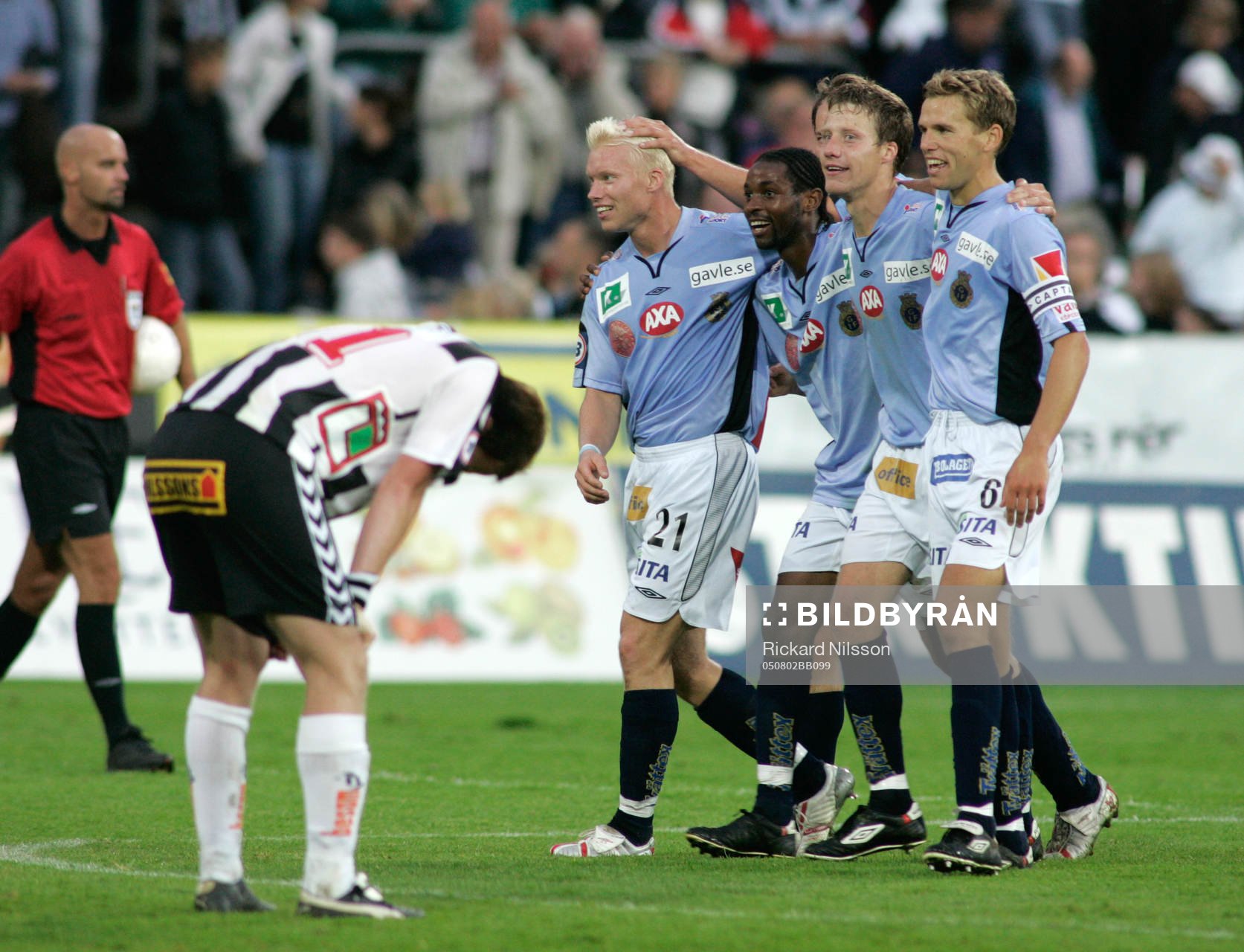 Landskrona, depp, Gefle, jubel, Anders Wikström och Benny