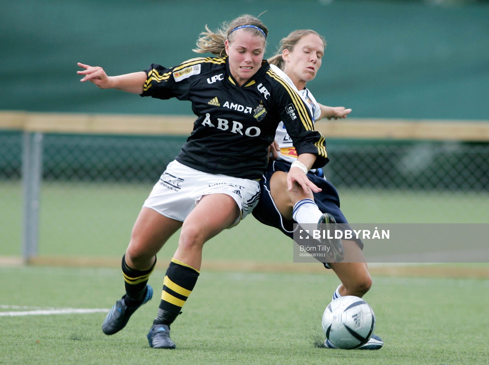 Hanna Jöhnk, AIK och Linda Fagerström,