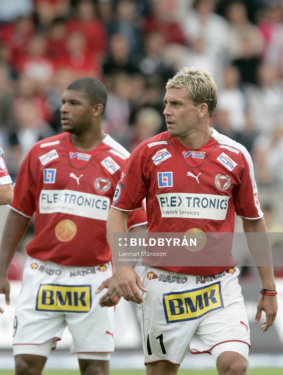 Fabio Augusto framför Dede Anderson, Kalmar