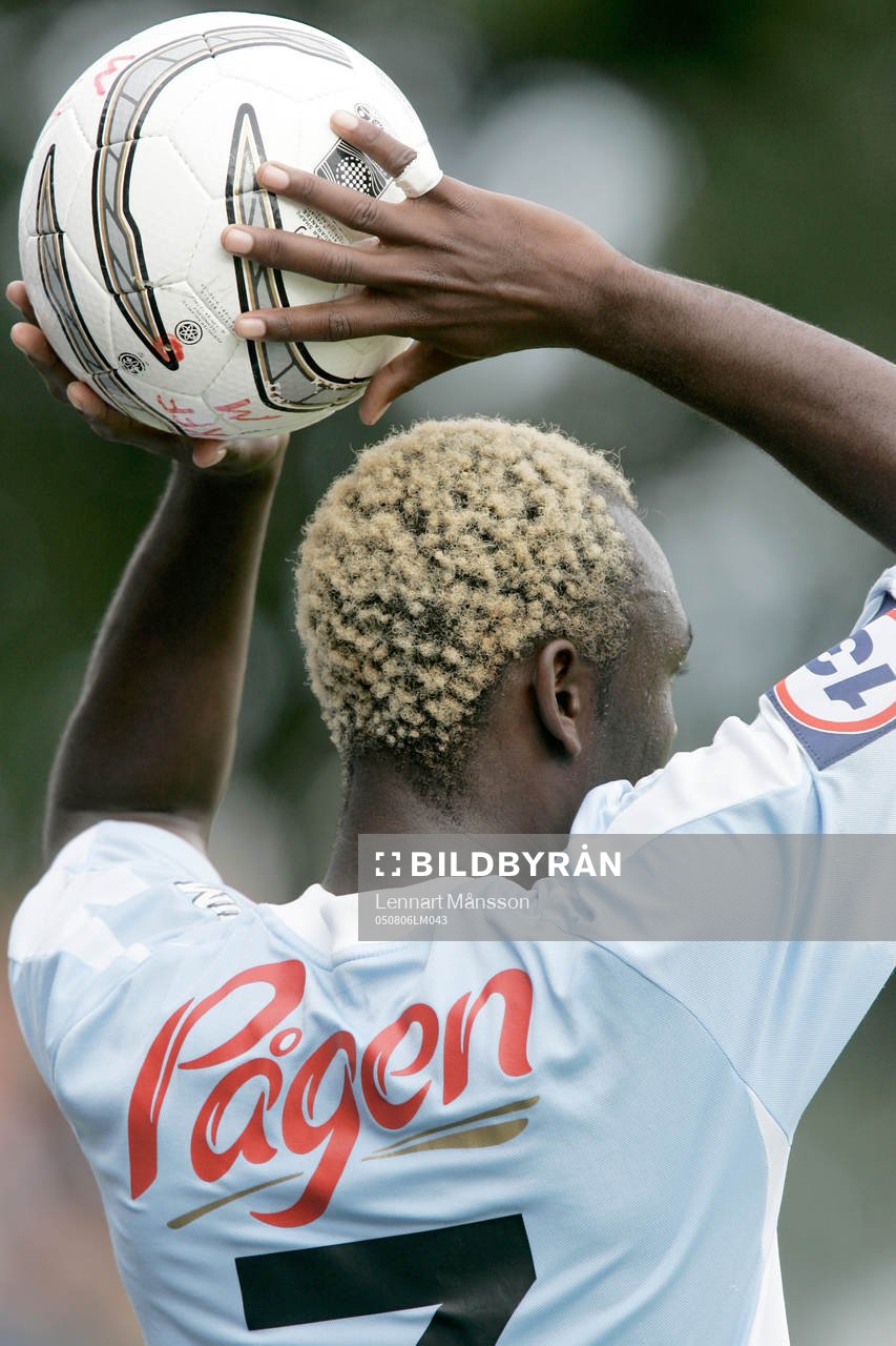 Joseph Elanga, Malmö FF, inkast