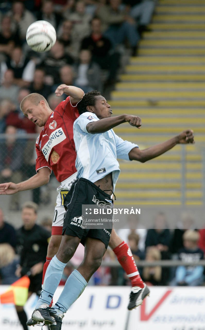 Robert Stoltz och Samuel Barlay. Nickduell