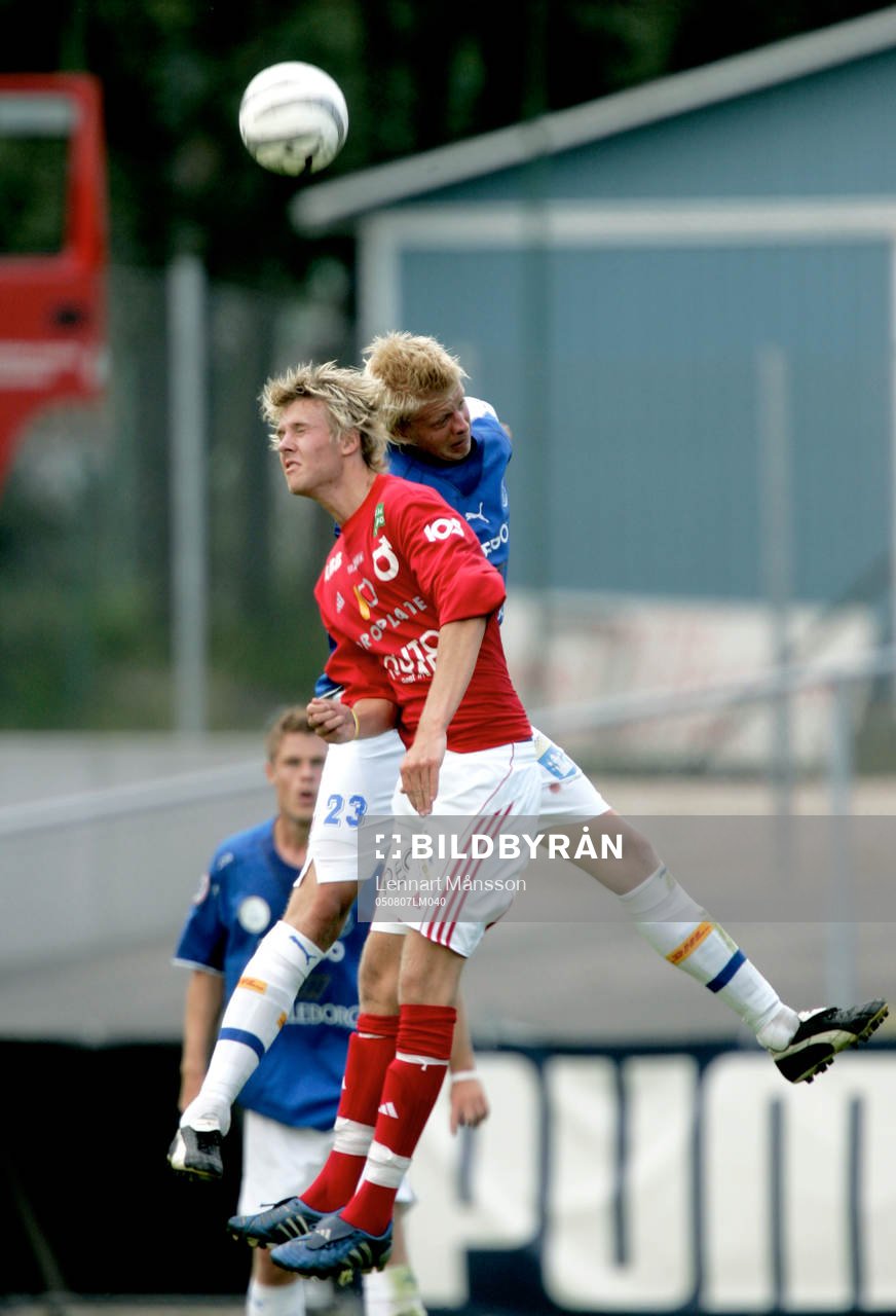 Ola Toivonen och Christian Ahlström. Nickduell
