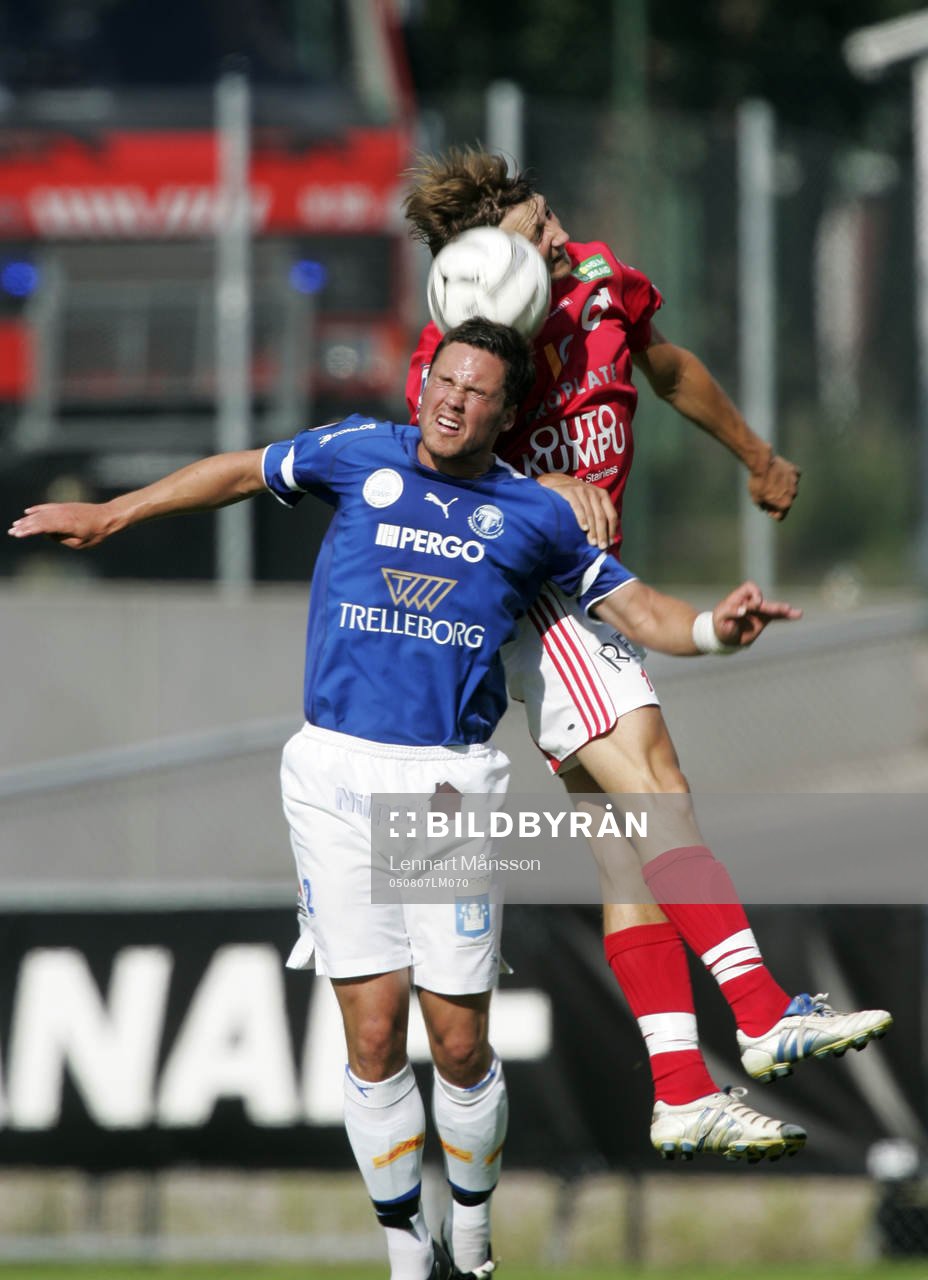 Jens Sloth, Trelleborg och Ola Toivonen, Degerfors