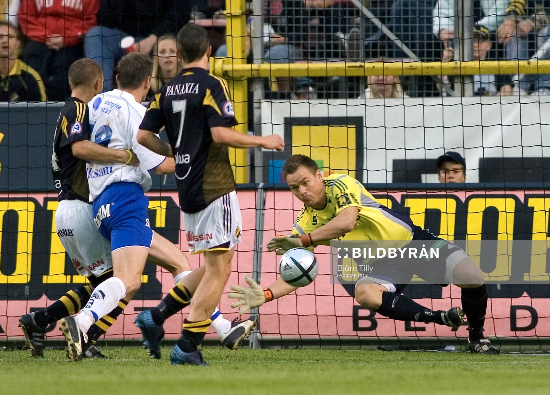 Kjell Jönsson, måvakt, AIK i aktion