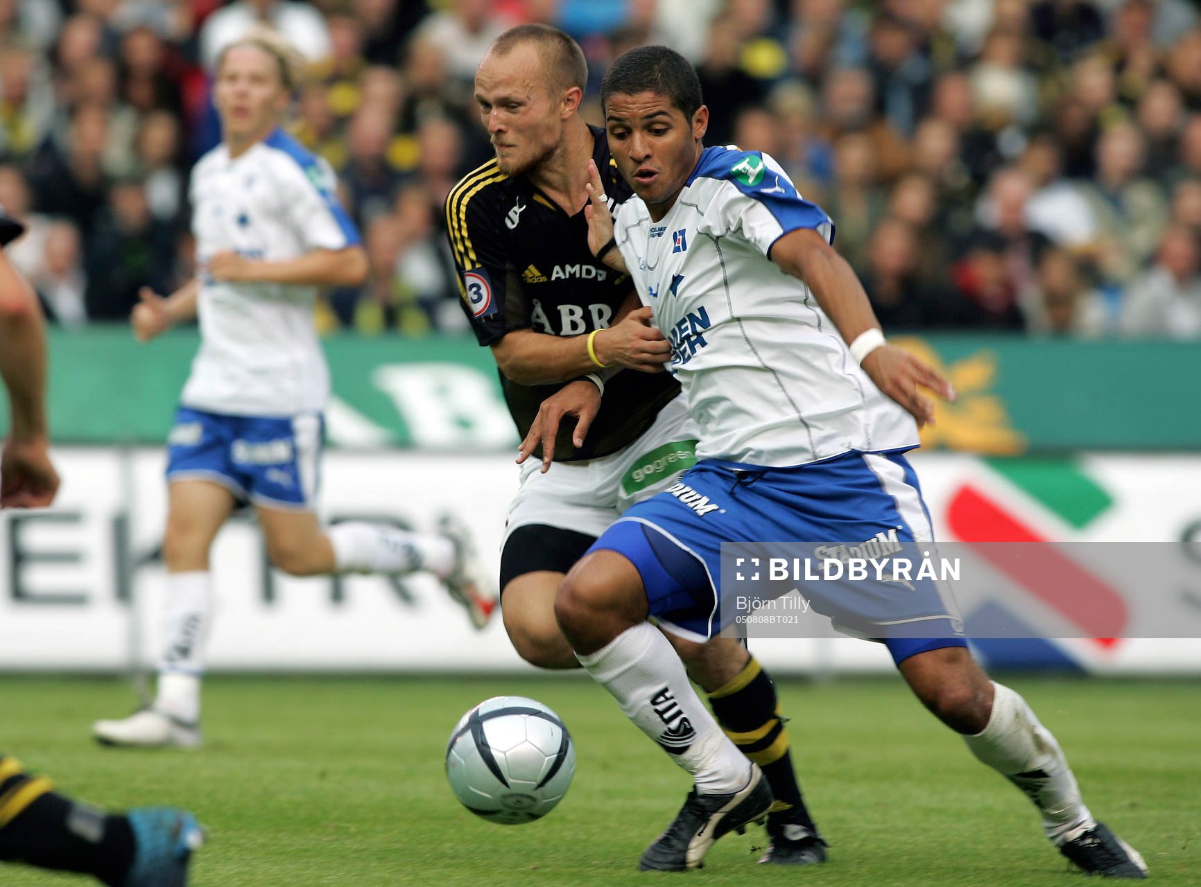 Nicklas Carlsson, AIK och Bruno Santos, Norrköping