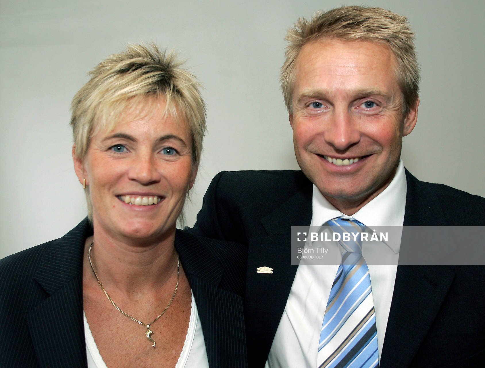Lilie Persson och Thomas Dennerby, förbundskaptener