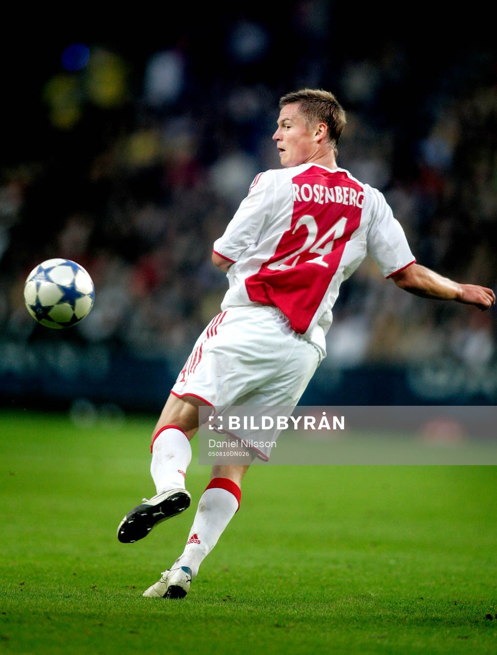 Bröndby - Ajax: Markus Rosenberg, Ajax, gör en klack i