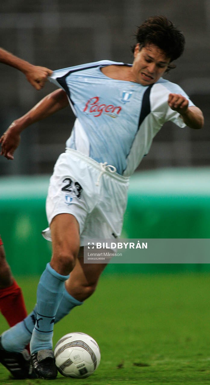 Jari Litmanen, Malmö. Tröjdragning