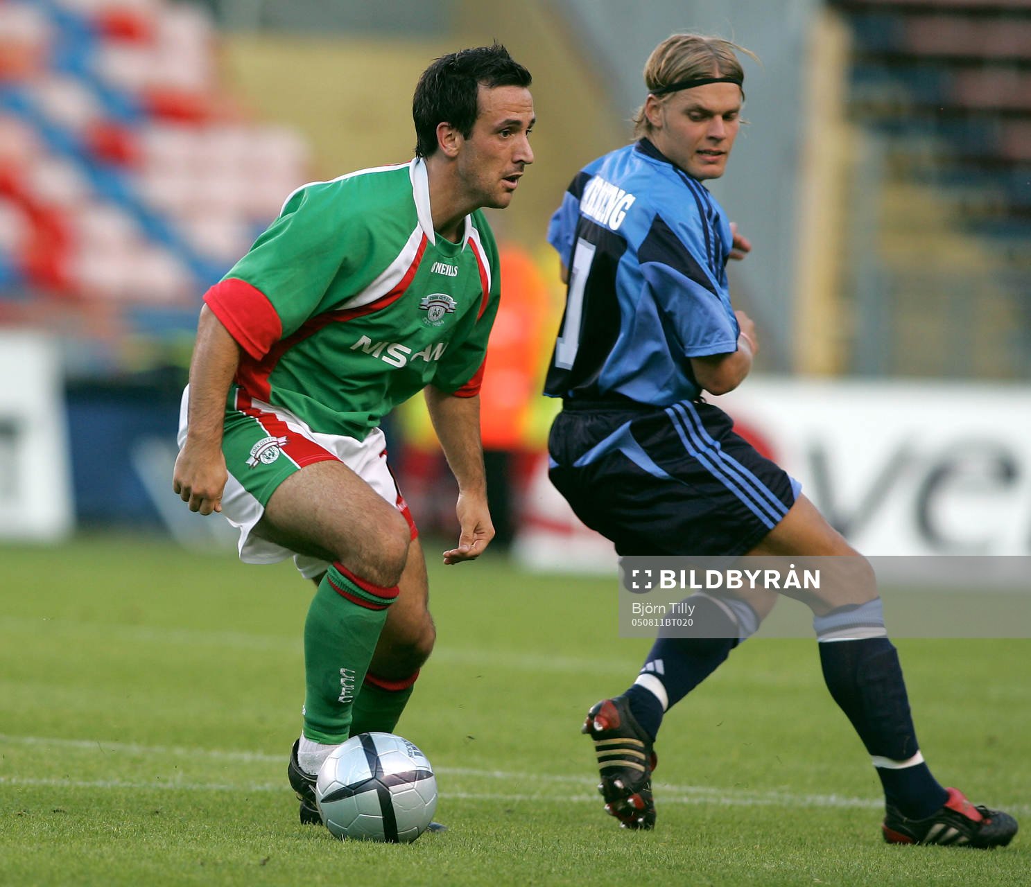 Neale Fenn, Cork City och Johan Arneng, Djurgården