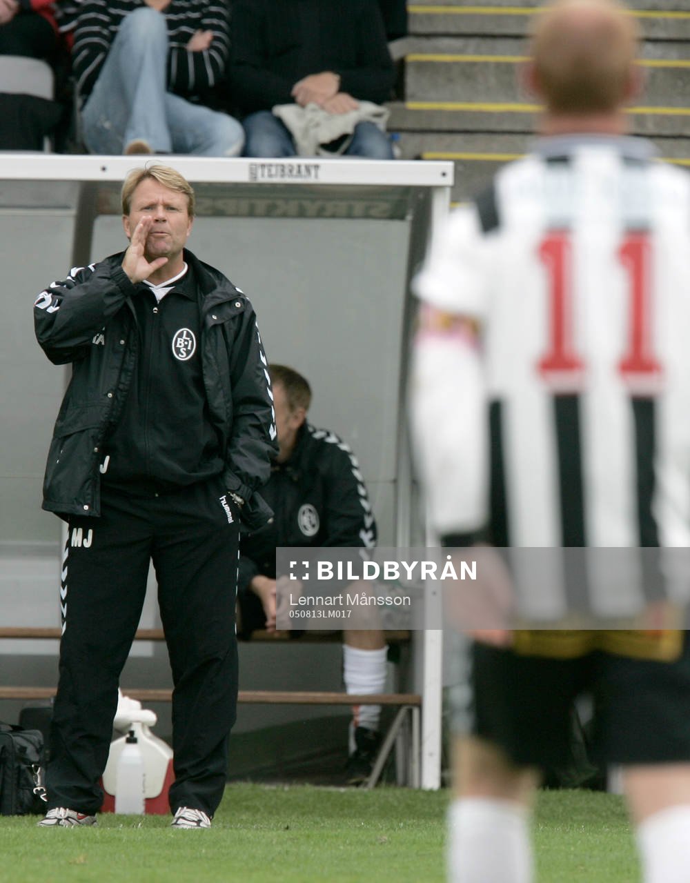 Fotboll,  allsvenskan. Mats Jingblad, tränare, Landskrona