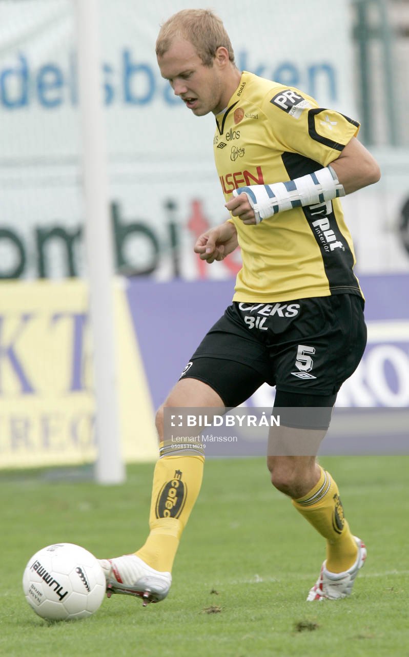 Martin Andersson, Elfsborg. Bandage, gips