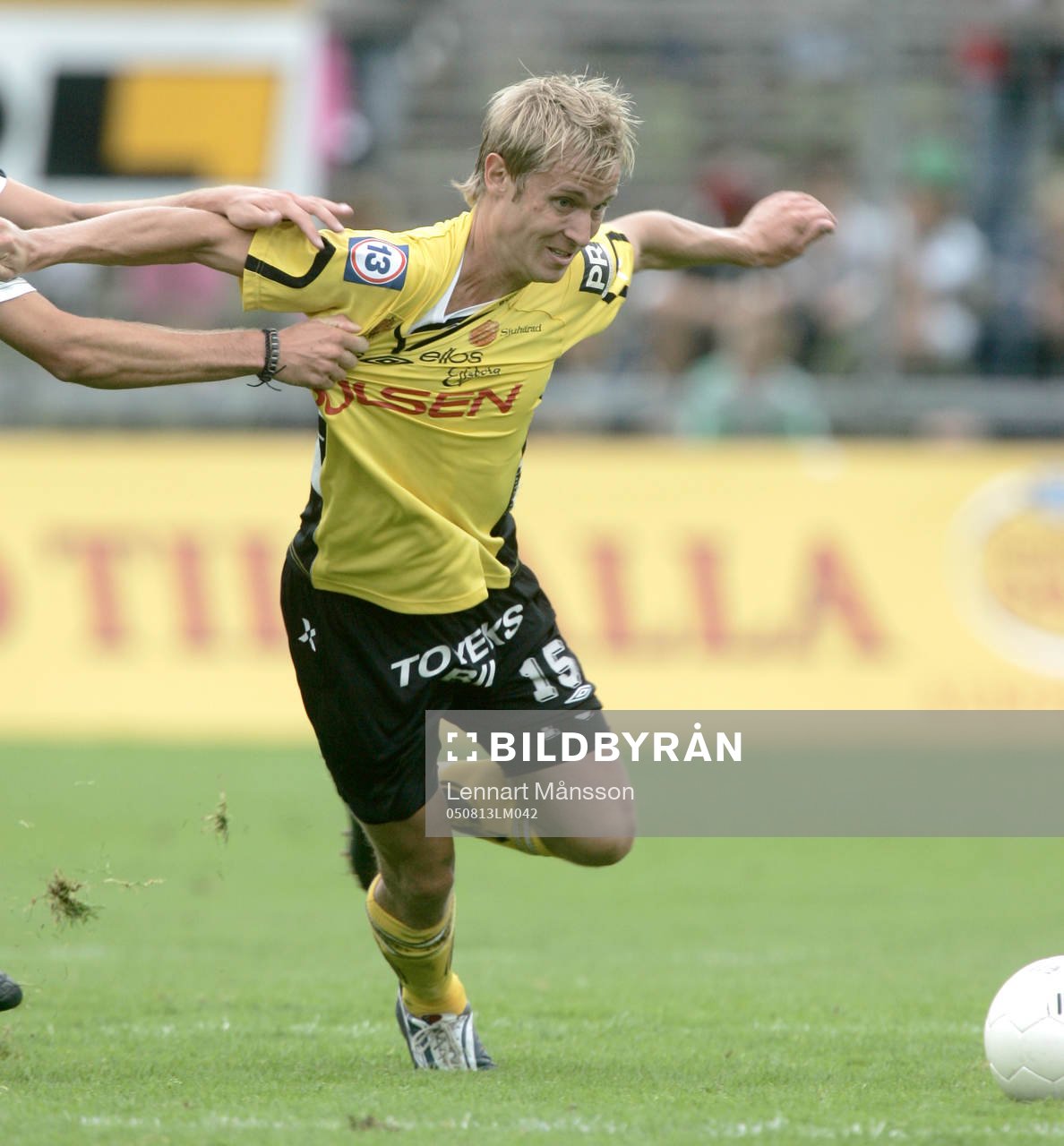 Andreas Klarström, Elfsborg. Fasthållning