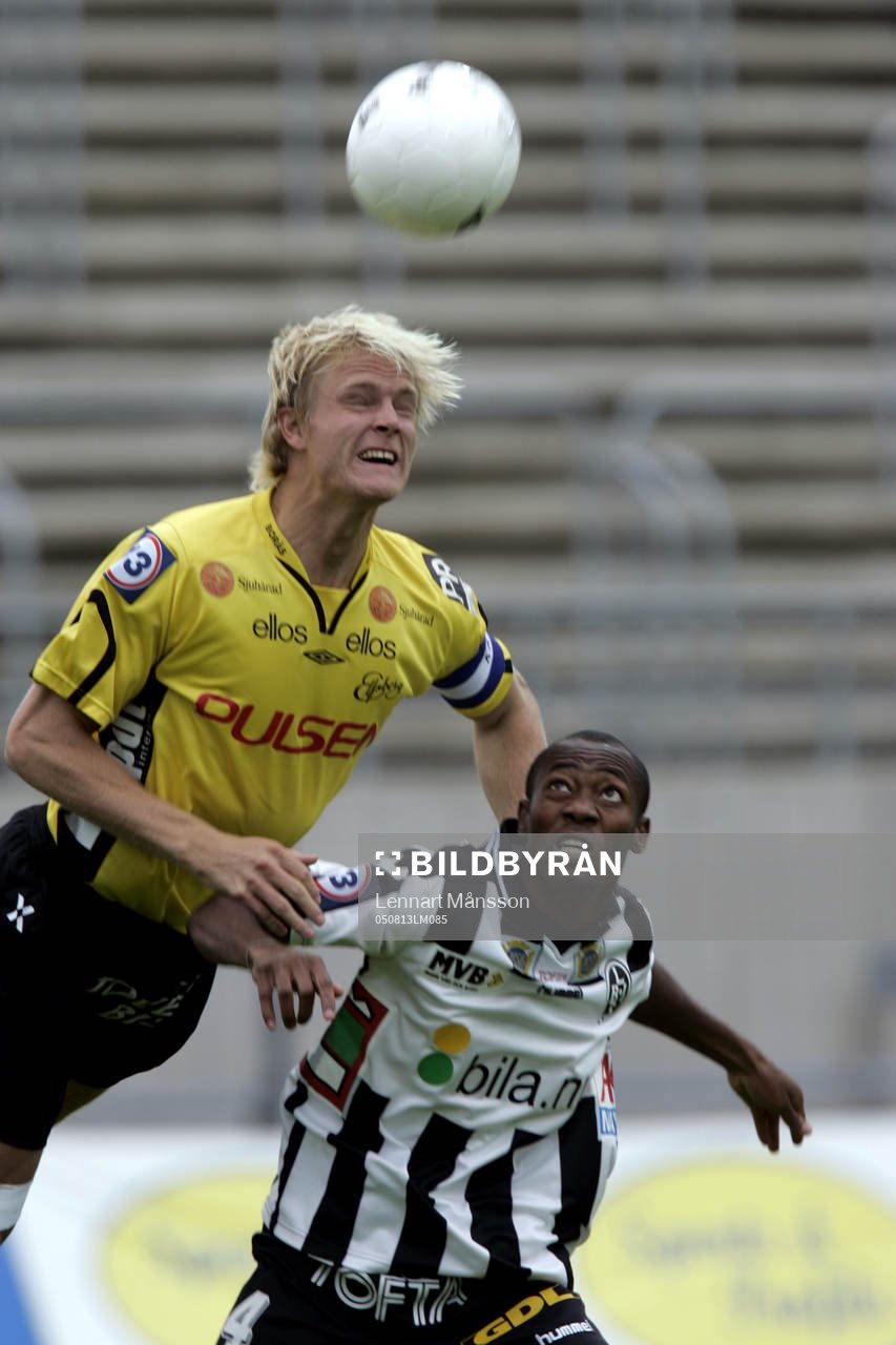 Johan Sjöberg högre än Kevin Amuneke
