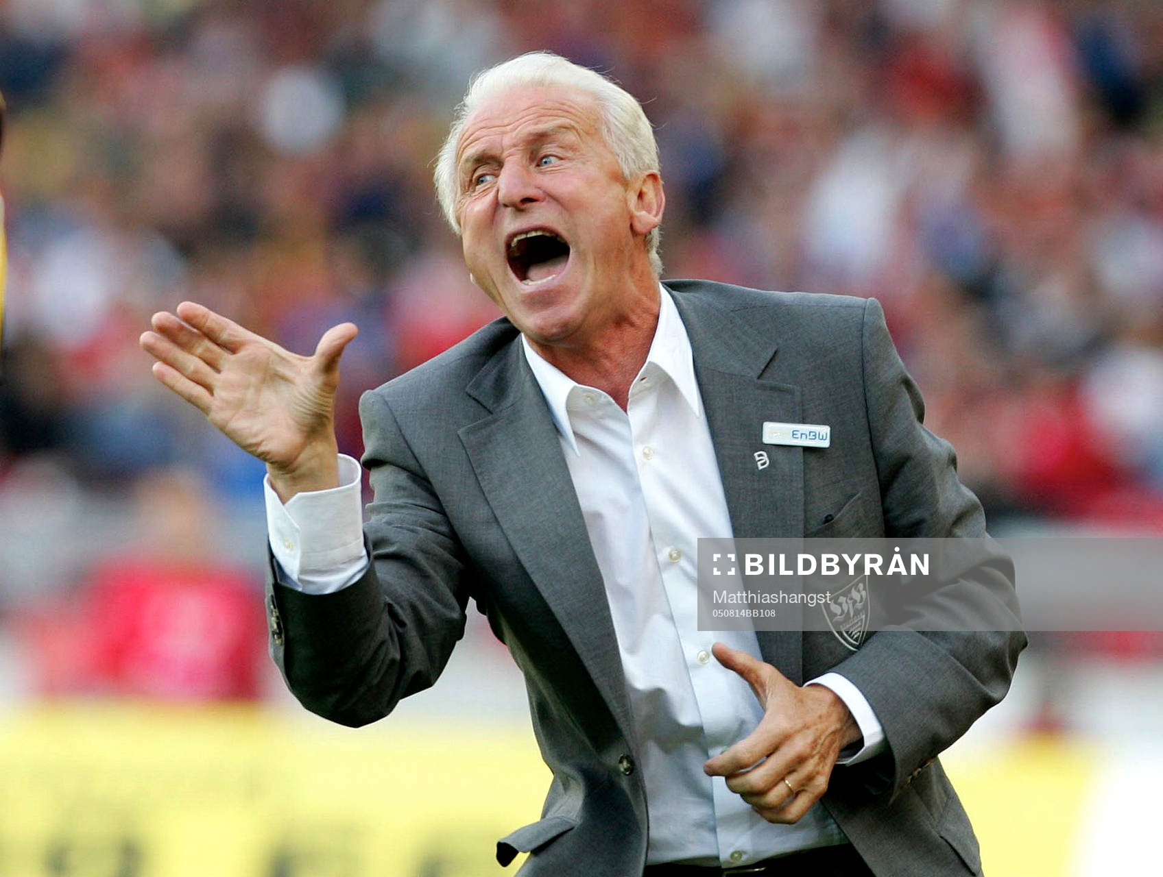  Giovani Trapattoni, tränare, Stuttgart.