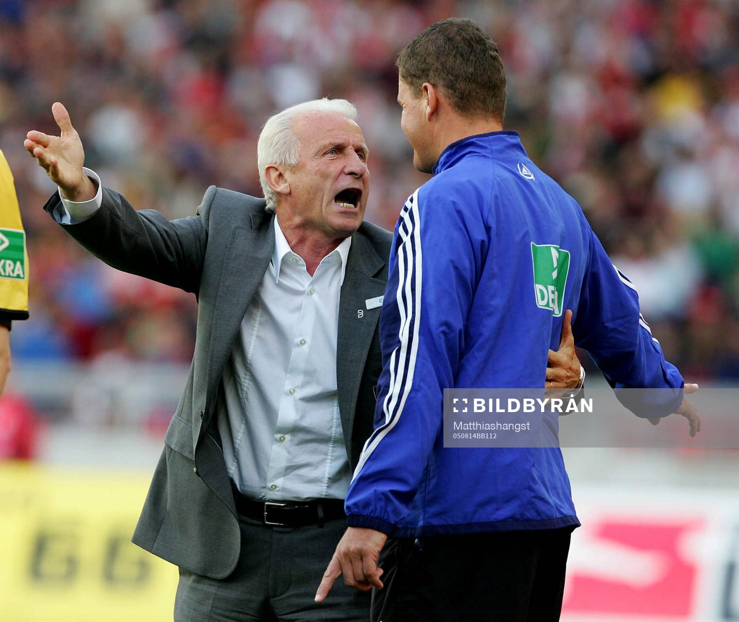Tränare Giovani Trapattoni och  Roland Greth, Köln.