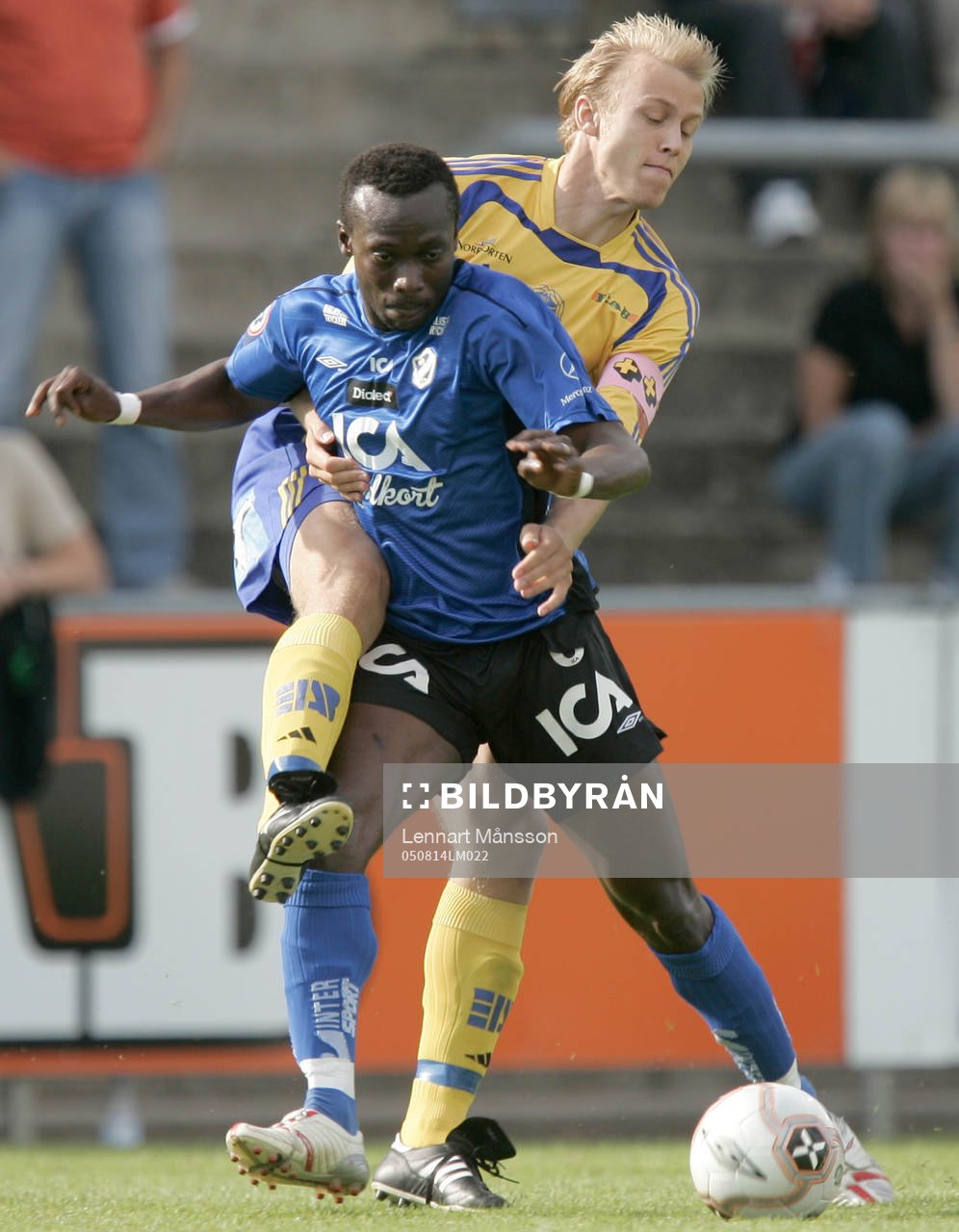 Yaw Preko, Halmstad och Stefan Ålander, Sundsvall
