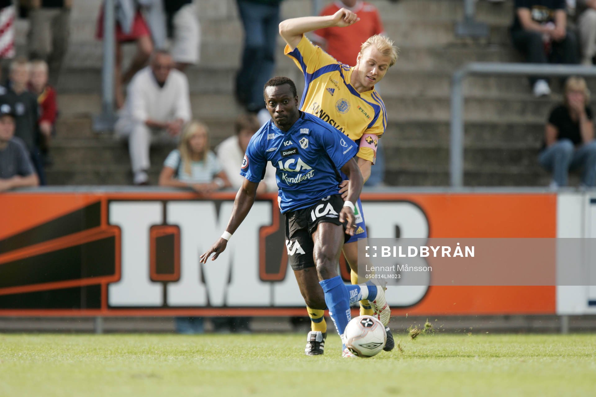 Yaw Preko, Halmstad och Stefan Ålander, Sundsvall