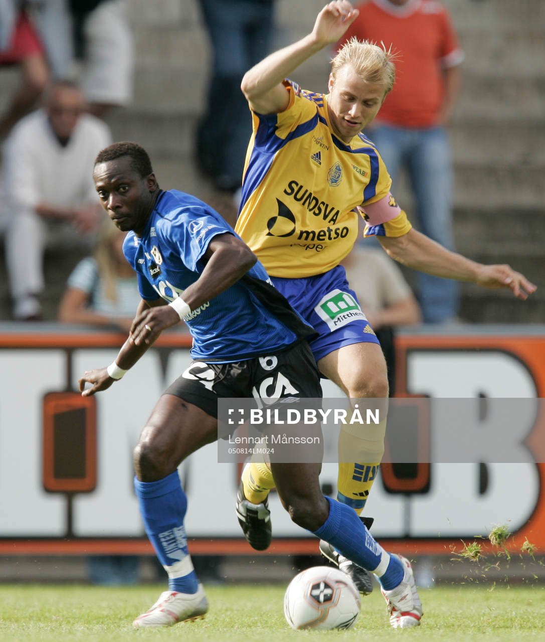 Yaw Preko, Halmstad och Stefan Ålander, Sundsvall