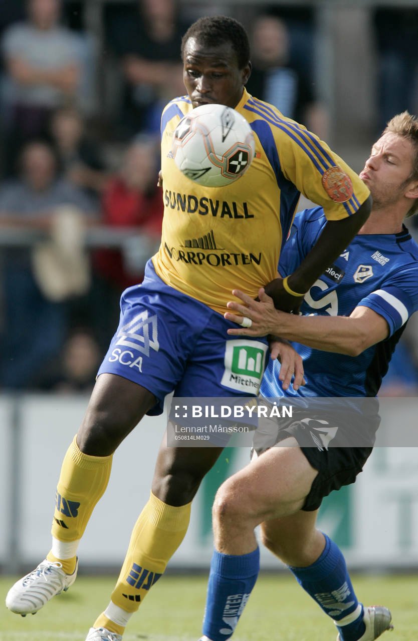 Ali Gerba, Sundsvall och Tommy Jönsson, Halmstad