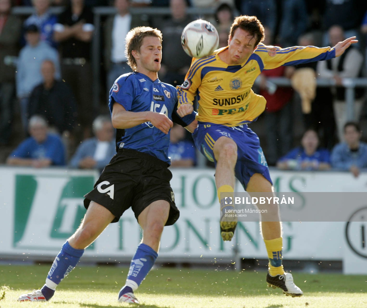 Gunnar Heidar Thorvaldsson, Halmstad och Tobias Eriksson,