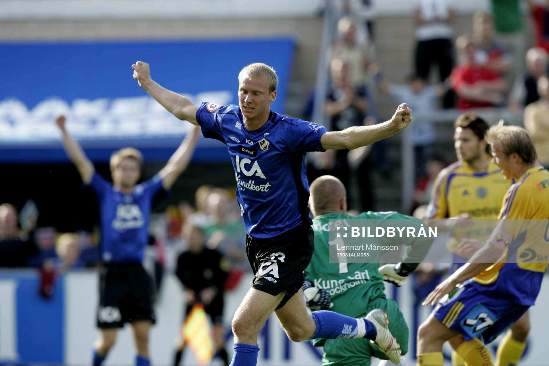 1-0 Andreas Johansson. jubel