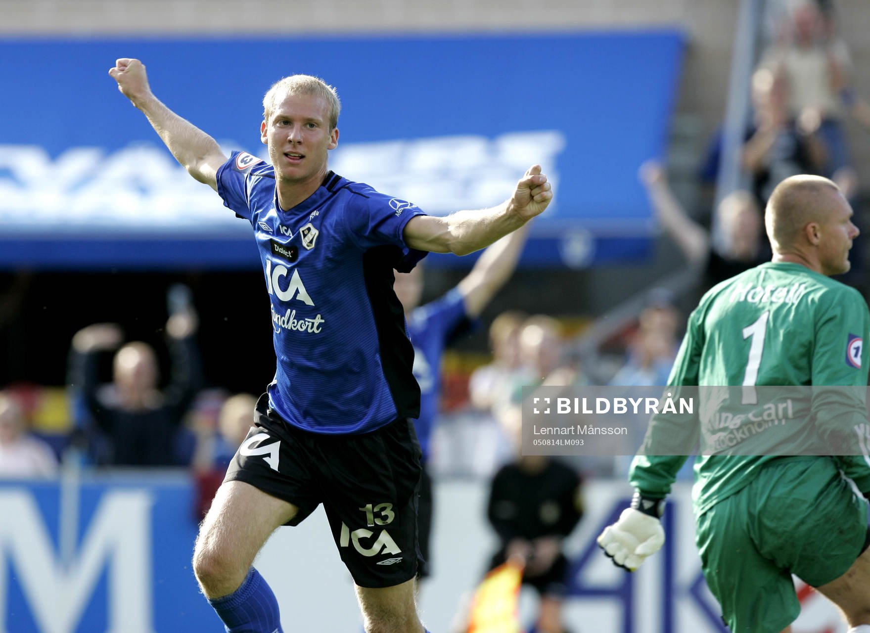 1-0 Andreas Johansson. Jubel