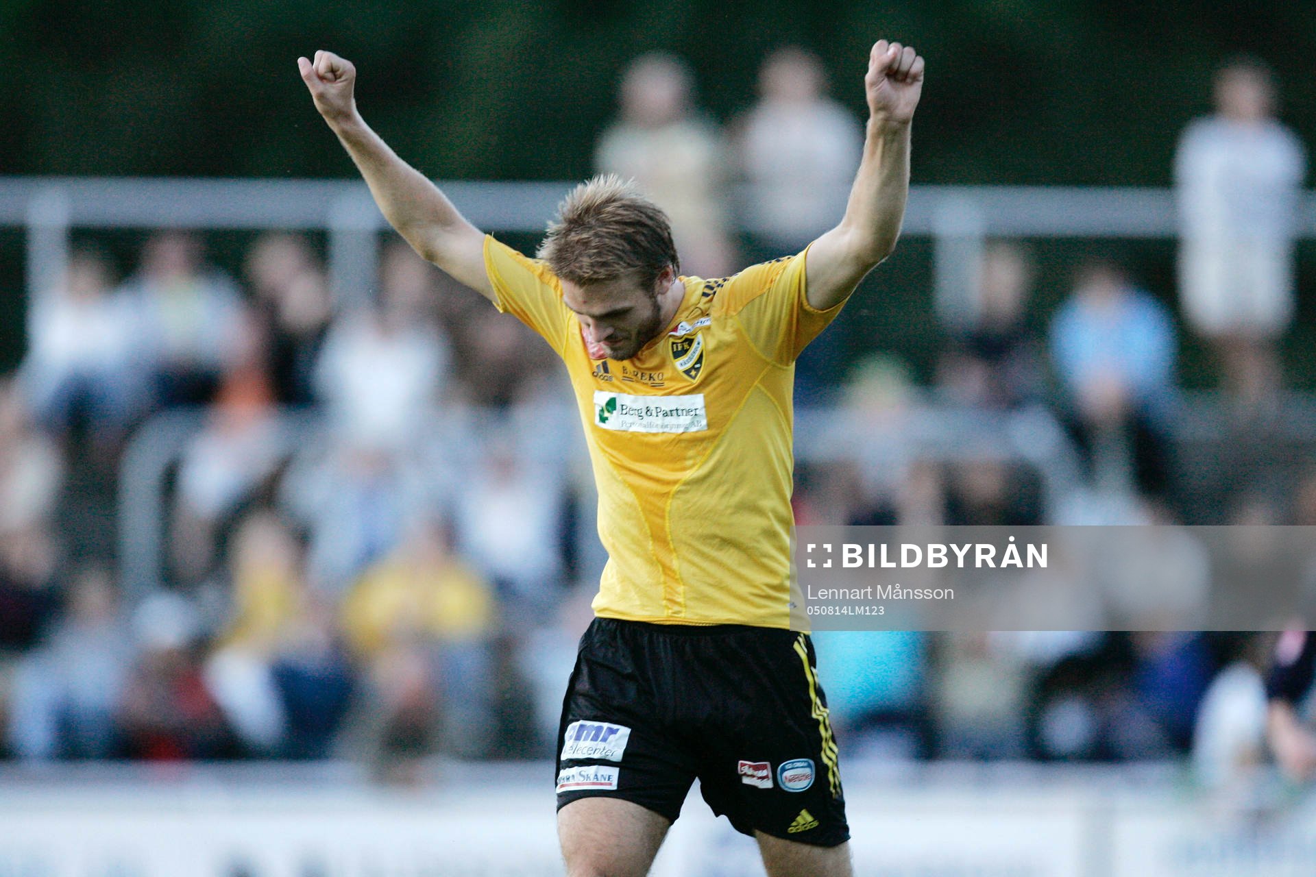  0-1, målskytten Jesper Westerberg jubel.