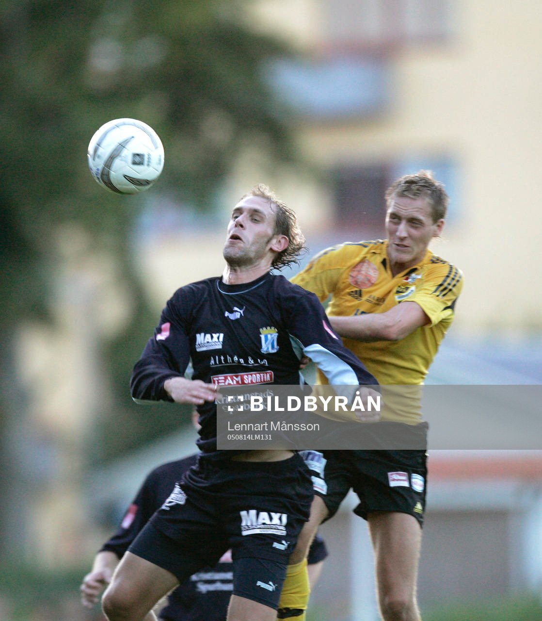  Bobby Alm Nilsson nickduellerar med Andreas Svensson.