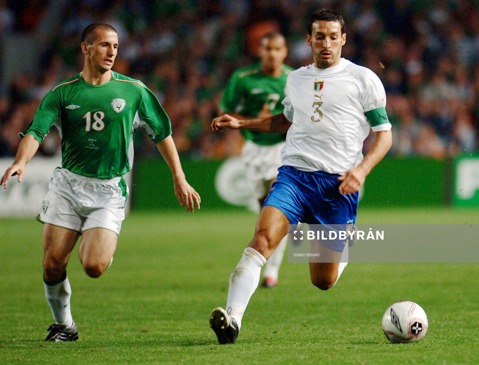 Zambrotta, Italien, springer ifrån Dunne, Irland
