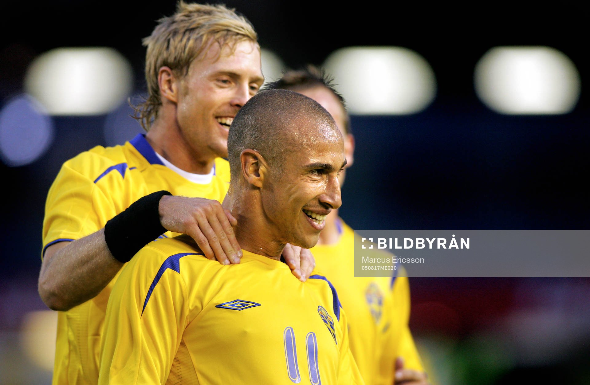 Jubel Henrik Larsson och Christian Wilhelmsson