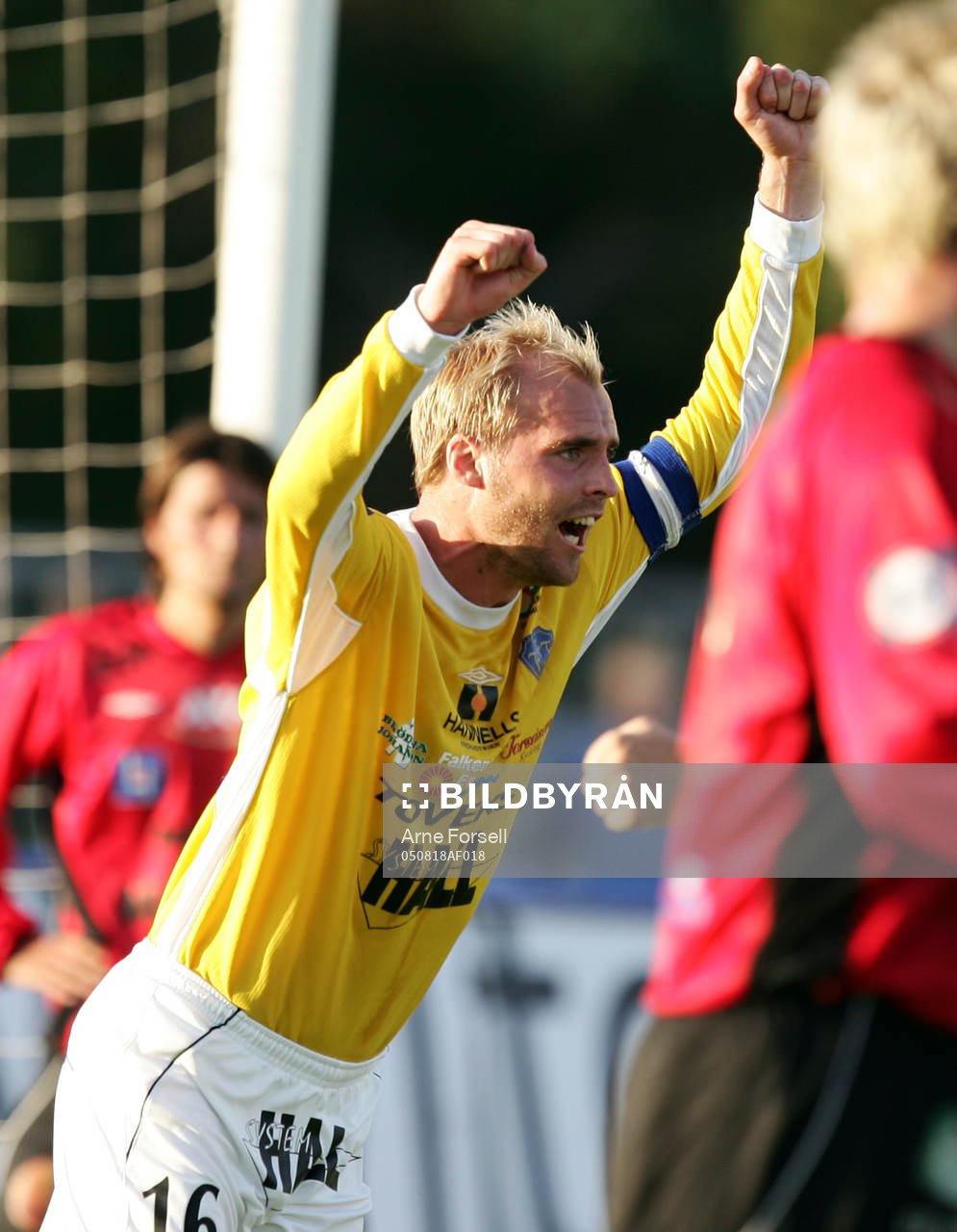 Patrik Lundgren, jubel