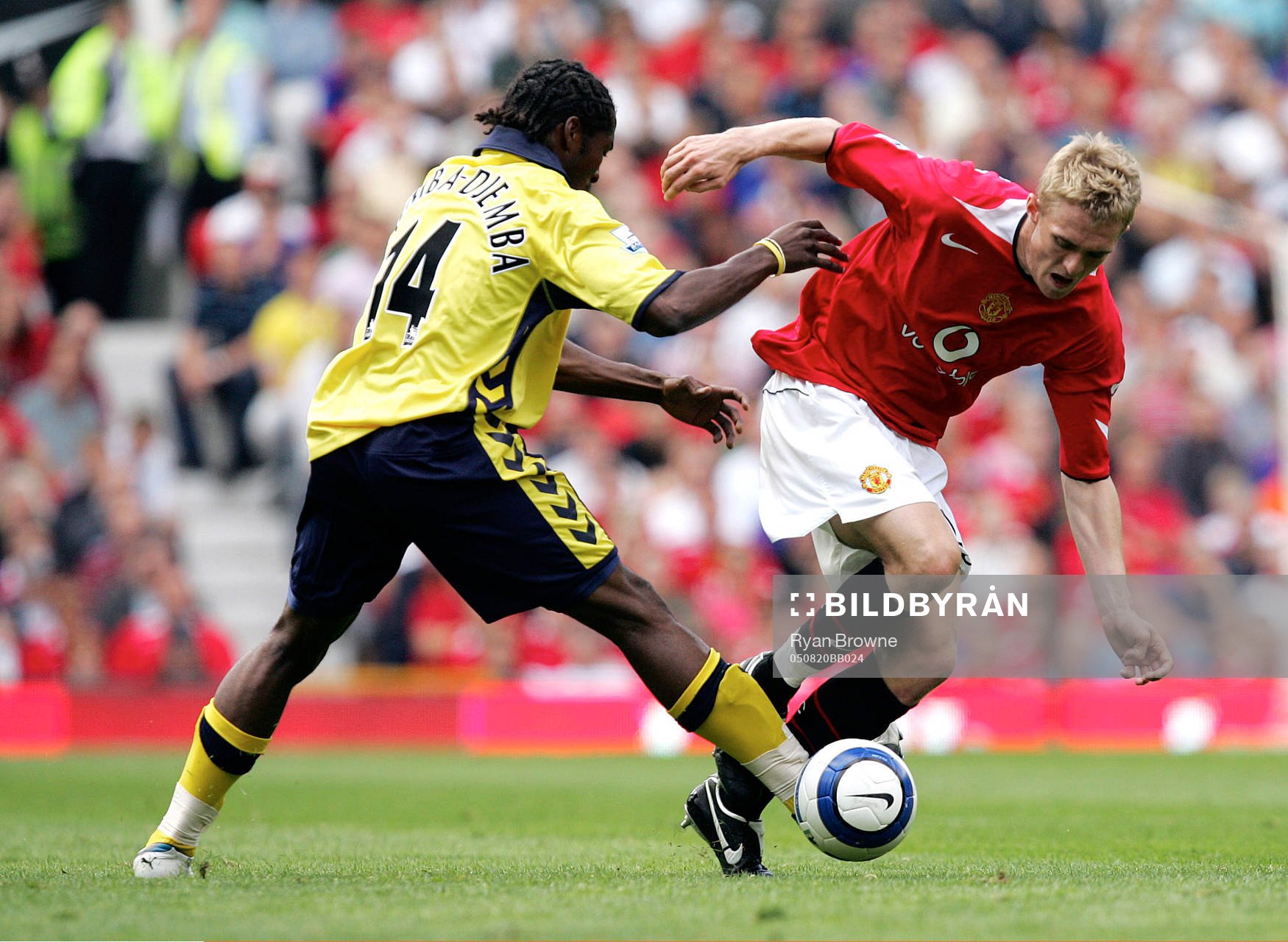 Fotboll, engelsk, premier league, Manchester United - Aston