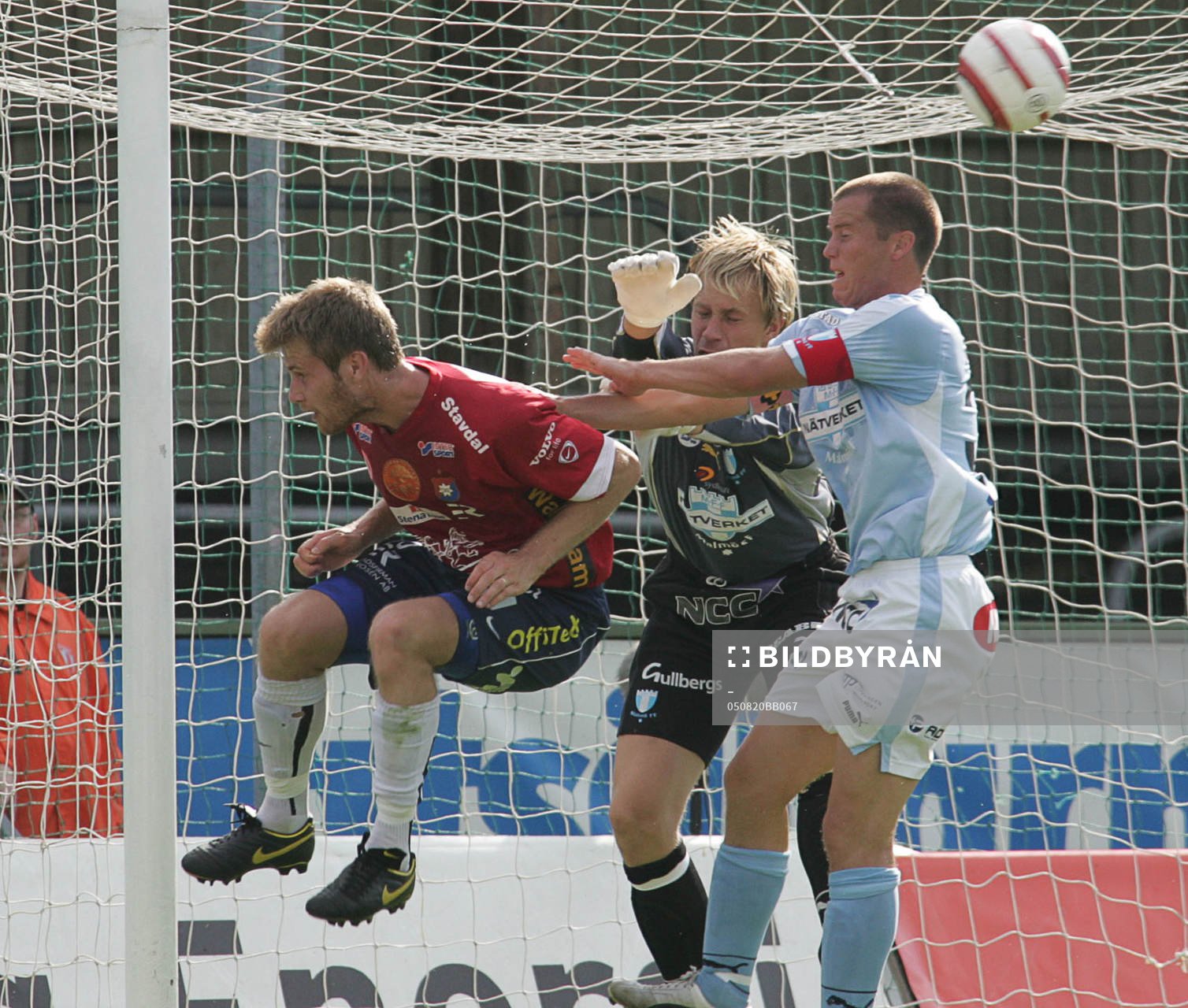 Mattias Asper (Målvakt) och Daniel Andersson, Malmö