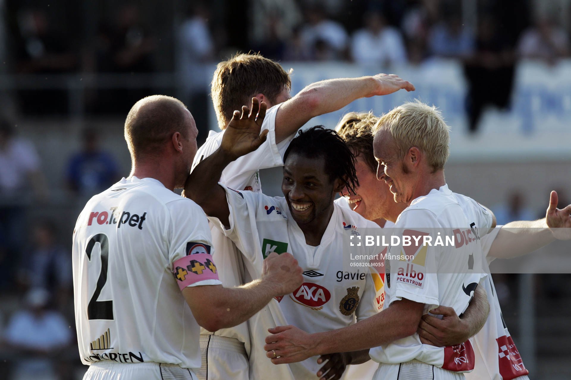 Fyra bortamål, Gefle, jubel, allra mest Rene Makondele som